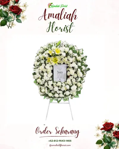 Krans Bunga Duka Cita di Abuan