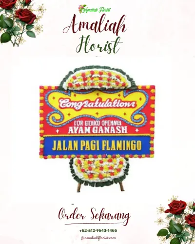 Bunga Papan Congratulation di Abuan
